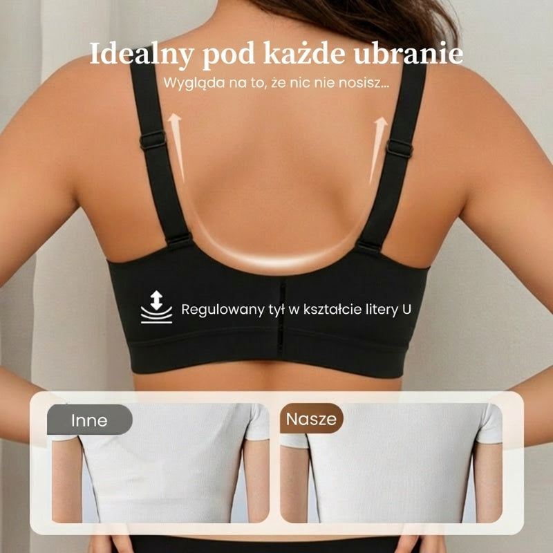 ✨ 1+1 gratis! Wygodny, bezszwowy biustonosz sportowy