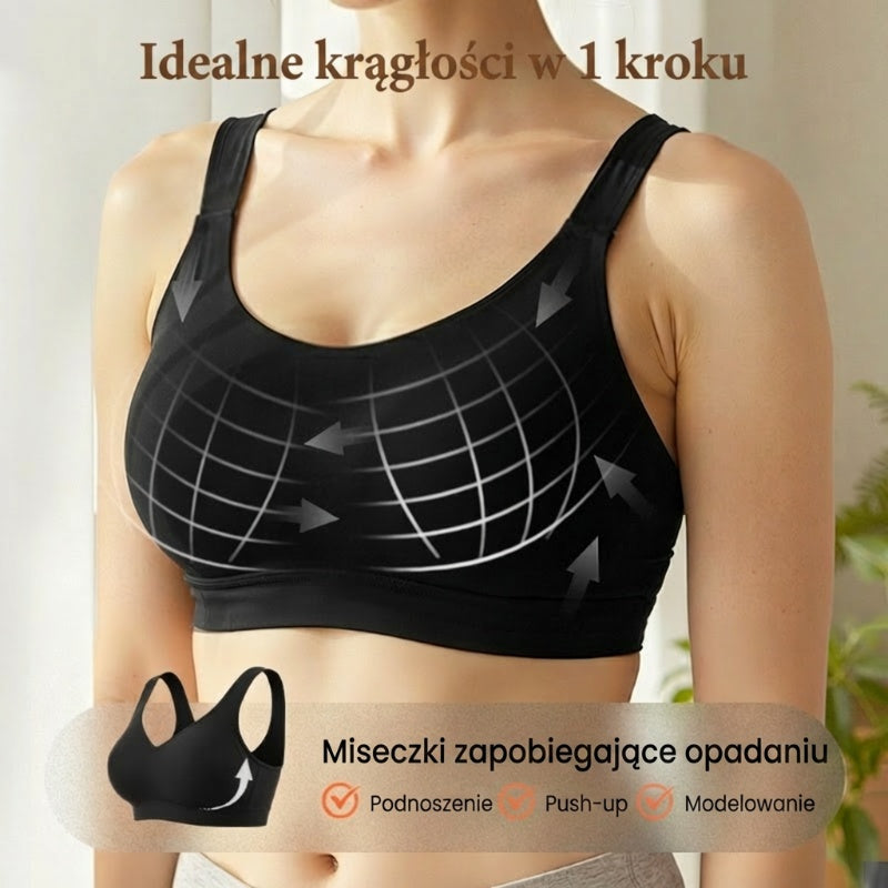 ✨ 1+1 gratis! Wygodny, bezszwowy biustonosz sportowy